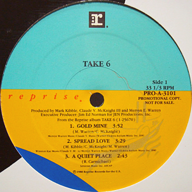 TAKE 6 / SPREAD LOVE - Breakwell Records