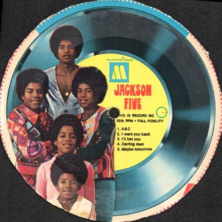 JACKSON 5 / ABC (Frosted Rice Krinkles Cereal Box)