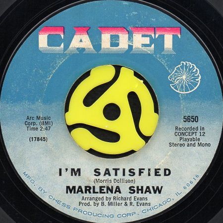 MARLENA SHAW / WOMAN OF THE GHETTO (45's) - Breakwell Records