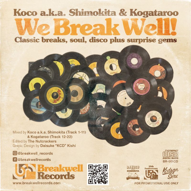 DJ KOCO A.K.A. SHIMOKITA & KOGATAROO / BREAKWELL RECORDS PRESENTS 