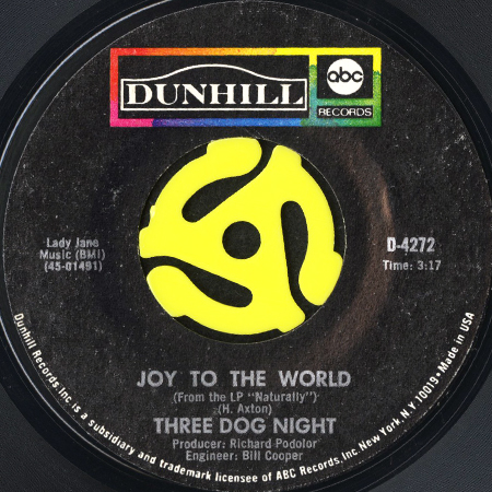 THREE DOG NIGHT / I CAN HEAR YOU CALLING (45's) - Breakwell Records