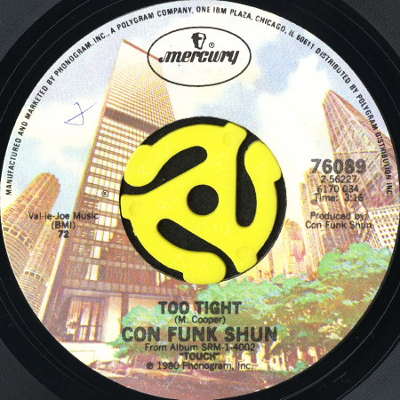 CON FUNK SHUN / TOO TIGHT (45's) - Breakwell Records